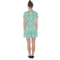 Mint Star pattern Drop Hem Mini Chiffon Dress View2