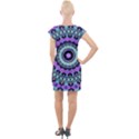 Abstract Art Background Cap Sleeve Bodycon Dress View2