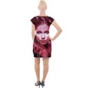 Portrait Woman Red Face Pretty Cap Sleeve Bodycon Dress View2