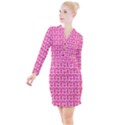 Hana Tsurukusa Heart Pink Button Long Sleeve Dress View1