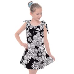 Mandala Calming Coloring Page Kids  Tie Up Tunic Dress by Pakrebo