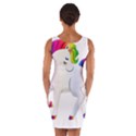 Rainbow Unicorn Unicorn Heart Wrap Front Bodycon Dress View2