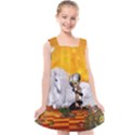 Wonderful Unicorn With Fairy Kids  Cross Back Dress View1