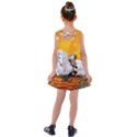 Wonderful Unicorn With Fairy Kids  Cross Back Dress View2