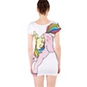 Unicorn Arociris Raimbow Magic Short Sleeve Bodycon Dress View2