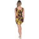 Artistic Yellow Background Bodycon Dress View4