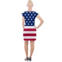 American flag Cap Sleeve Bodycon Dress View2