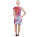 Background Nebulous Fog Rings Cap Sleeve Bodycon Dress View2