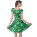 4 Leaf Clover Star Glitter Seamless Cap Sleeve Dress View2