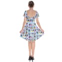 Bunny Tea Short Sleeve Bardot Dress View2