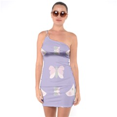 Butterfly Butterflies Merry Girls One Soulder Bodycon Dress by HermanTelo