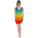 Rainbow Background Colorful Bodycon Dress View4