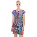 Abstract Forest  Cap Sleeve Bodycon Dress View1