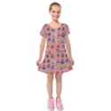 Cupcake Kids  Short Sleeve Velvet Dress View1