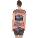 Scenic View Of Snow Capped Mountain Capsleeve Drawstring Dress  View2