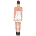 Cartoon Style Strawberry Pattern One Soulder Bodycon Dress View2