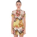 A Touch Of Vintage, Floral Design Drop Hem Mini Chiffon Dress View1