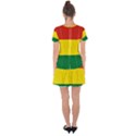 Bolivia Flag Drop Hem Mini Chiffon Dress View2