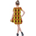 RED BLACK YELLOW-9 Kids  Tie Up Tunic Dress View2