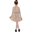 Leopard Print Kids  Shoulder Cutout Chiffon Dress View2