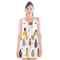 Pineapples Scoop Neck Skater Dress View1