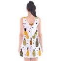 Pineapples Scoop Neck Skater Dress View2