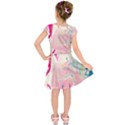 marble print Kids  Short Sleeve Dress View2