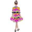 bubble liquid print Kids  All Frills Chiffon Dress View2