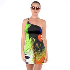 I Wonder 1 One Soulder Bodycon Dress by bestdesignintheworld