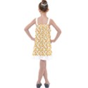 Cute Flowers - Honey Orange White Kids  Overall Dress View2