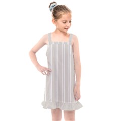 Nice Stripes - Abalone Grey Kids  Overall Dress by FashionBoulevard