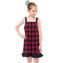 Block Fiesta Black And Carmine Red  Kids  Overall Dress View1