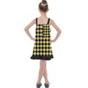 Block Fiesta Black And Ceylon Yellow Kids  Overall Dress View2