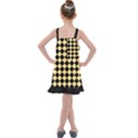 Block Fiesta Black And Mellow Yellow Kids  Overall Dress View2