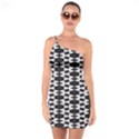 geometric One Soulder Bodycon Dress View1