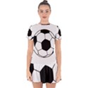 Soccer Lovers Gift Drop Hem Mini Chiffon Dress View1