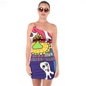 Circus Ghosts Digital One Soulder Bodycon Dress View1