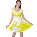 Golden Yellow Rose Cap Sleeve Dress View1