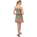 Tea Rose and Sage Gradient Ombre Colors Summer Time Chiffon Dress View2