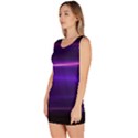 Electric Neon Indigo Black Ombre  Bodycon Dress View2