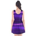 Electric Neon Indigo Black Ombre  Scoop Neck Skater Dress View2