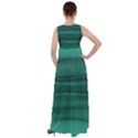 Biscay Green Ombre Empire Waist Velour Maxi Dress View2