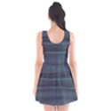 Faded Denim Blue Grey Ombre Scoop Neck Skater Dress View2