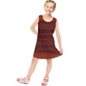 Cinnamon and Rust Ombre Kids  Tunic Dress View1