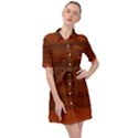 Cinnamon and Rust Ombre Belted Shirt Dress View1