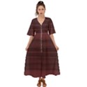 Burgundy Wine Ombre Kimono Sleeve Boho Dress View1