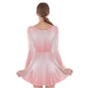 Fresh Pink Ombre Long Sleeve Skater Dress View2