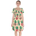 Cactus Love  Short Sleeve Bardot Dress View1