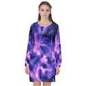 Plasma Hug Long Sleeve Chiffon Shift Dress  View1