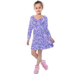 Gc (46) Kids  Long Sleeve Velvet Dress by GiancarloCesari